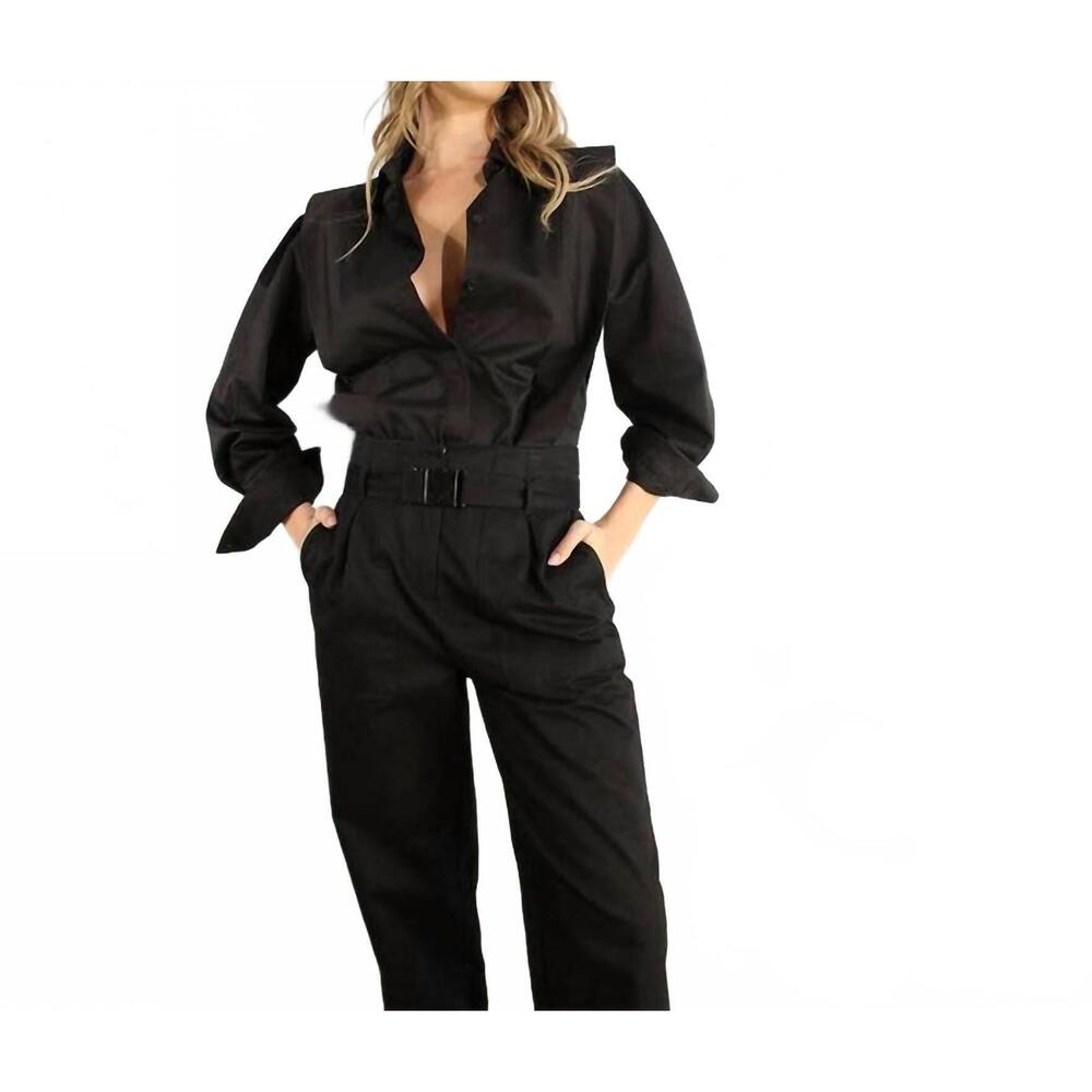 NEW MULLA shoulder line fold shirts in black